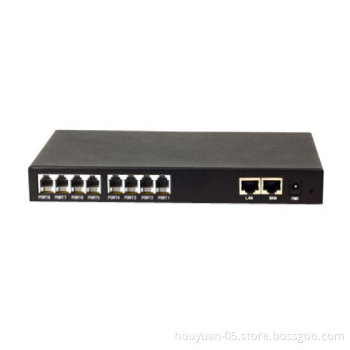 IP PBX Main Box with 8 FXO Ports for SMB Market, Easy to Use Graphical Interface